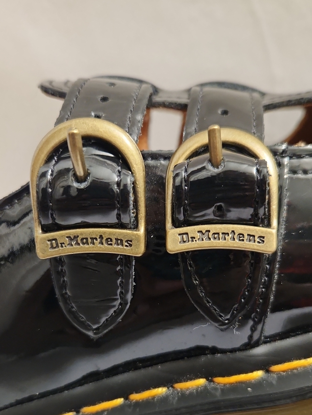 Dr. Martens 8065 Patent Leather Mary Jane Shoes - Black - Picture 5 of 11